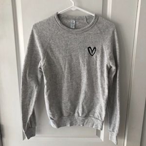 Alternative Apparel Gray Crew Neck Sweater